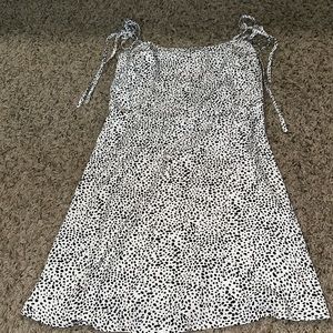 shein poka dot sun dress
